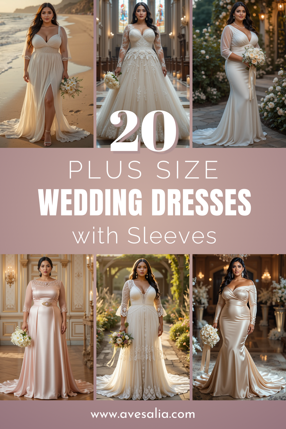 20 Elegant Plus Size Wedding Dresses with Sleeves for Every Bridal Style