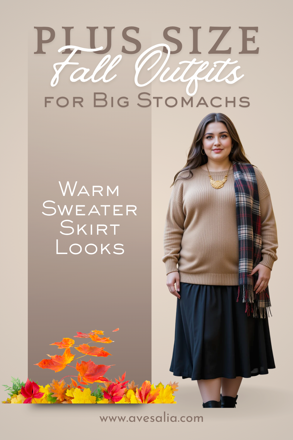 Chic & Comfortable: Plus Size Fall Outfit Ideas for Big Stomachs That Really Work