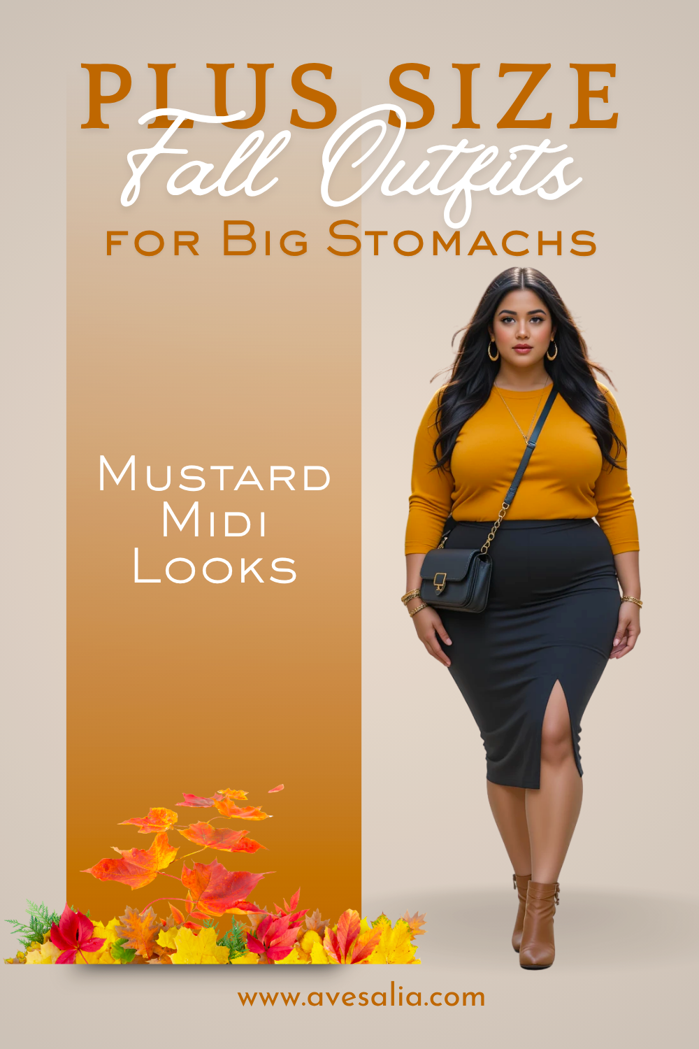 Chic & Comfortable: Plus Size Fall Outfit Ideas for Big Stomachs That Really Work