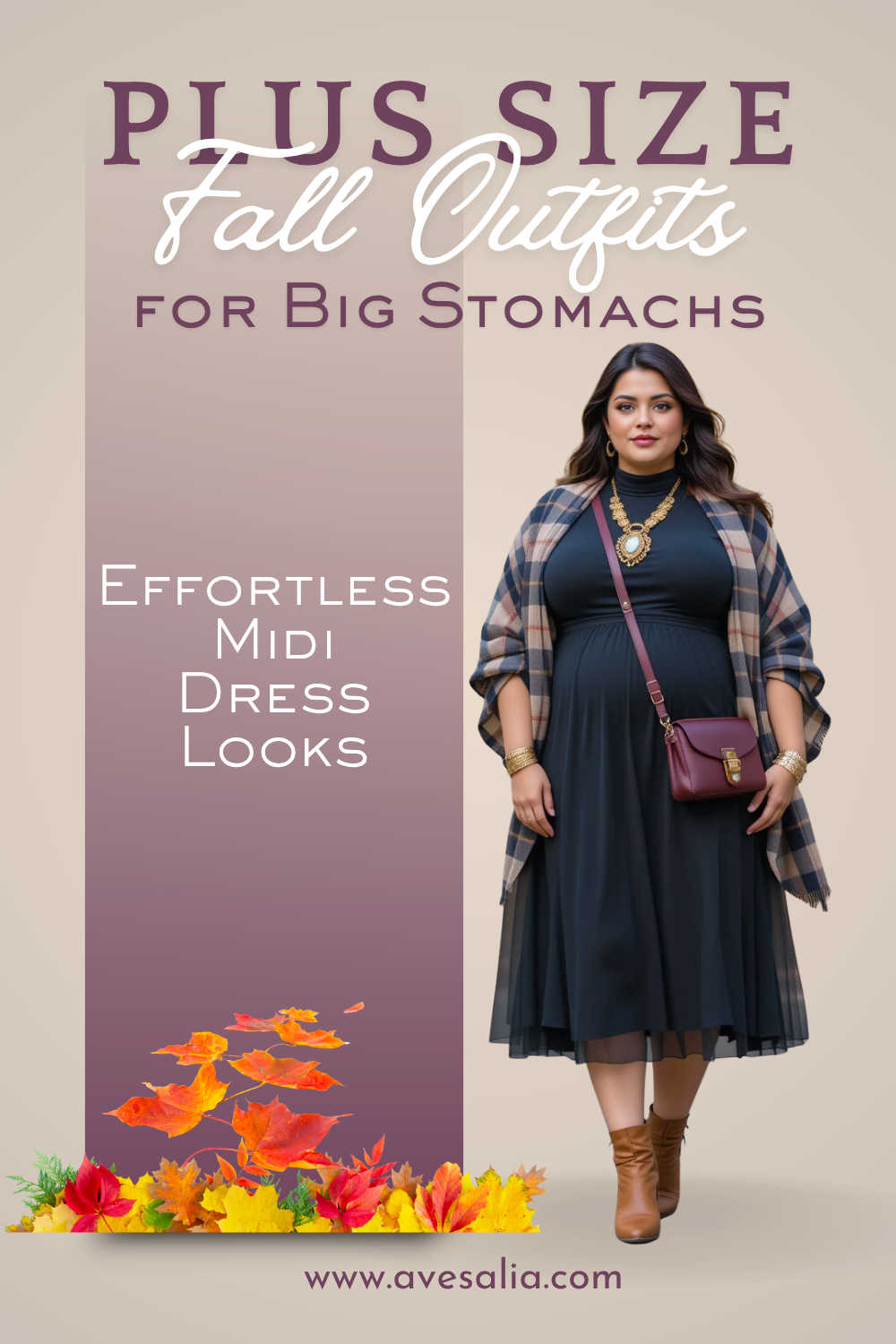 Chic & Comfortable: Plus Size Fall Outfit Ideas for Big Stomachs That Really Work