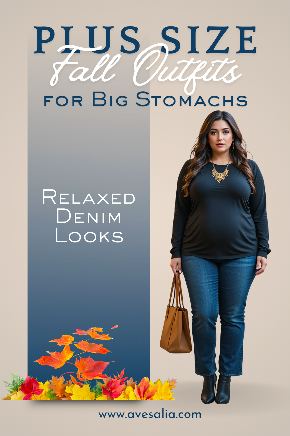 Chic & Comfortable: Plus Size Fall Outfit Ideas for Big Stomachs That Really Work