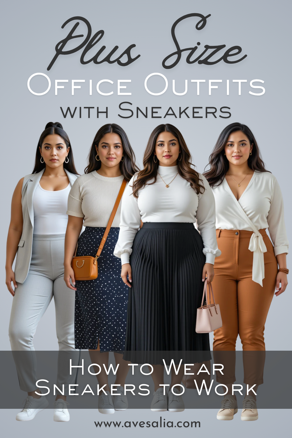 Office-Ready Plus-Size Outfits with Sneakers That Redefine Workwear Chic