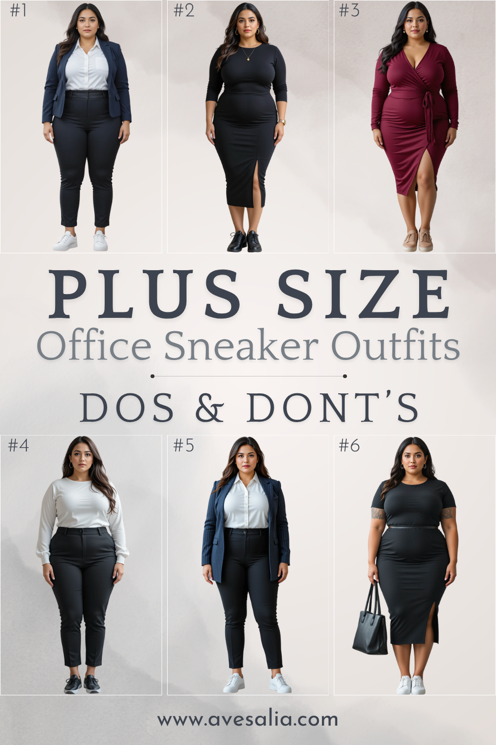 Office-Ready Plus-Size Outfits with Sneakers That Redefine Workwear Chic