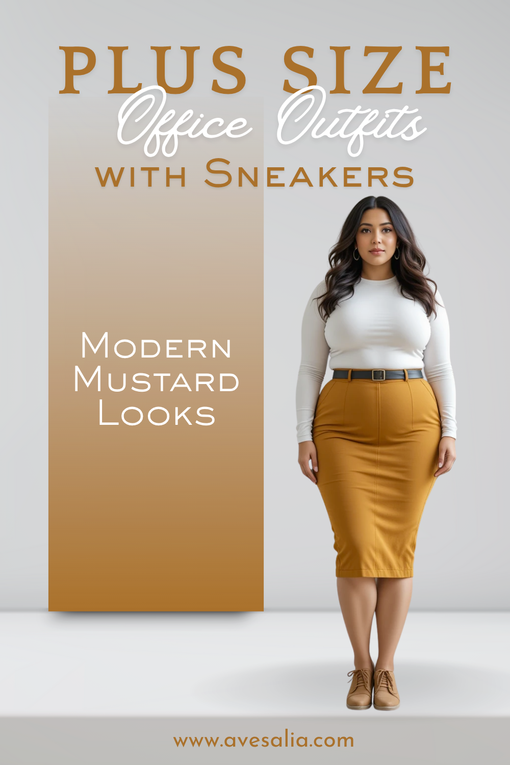 Office-Ready Plus-Size Outfits with Sneakers That Redefine Workwear Chic