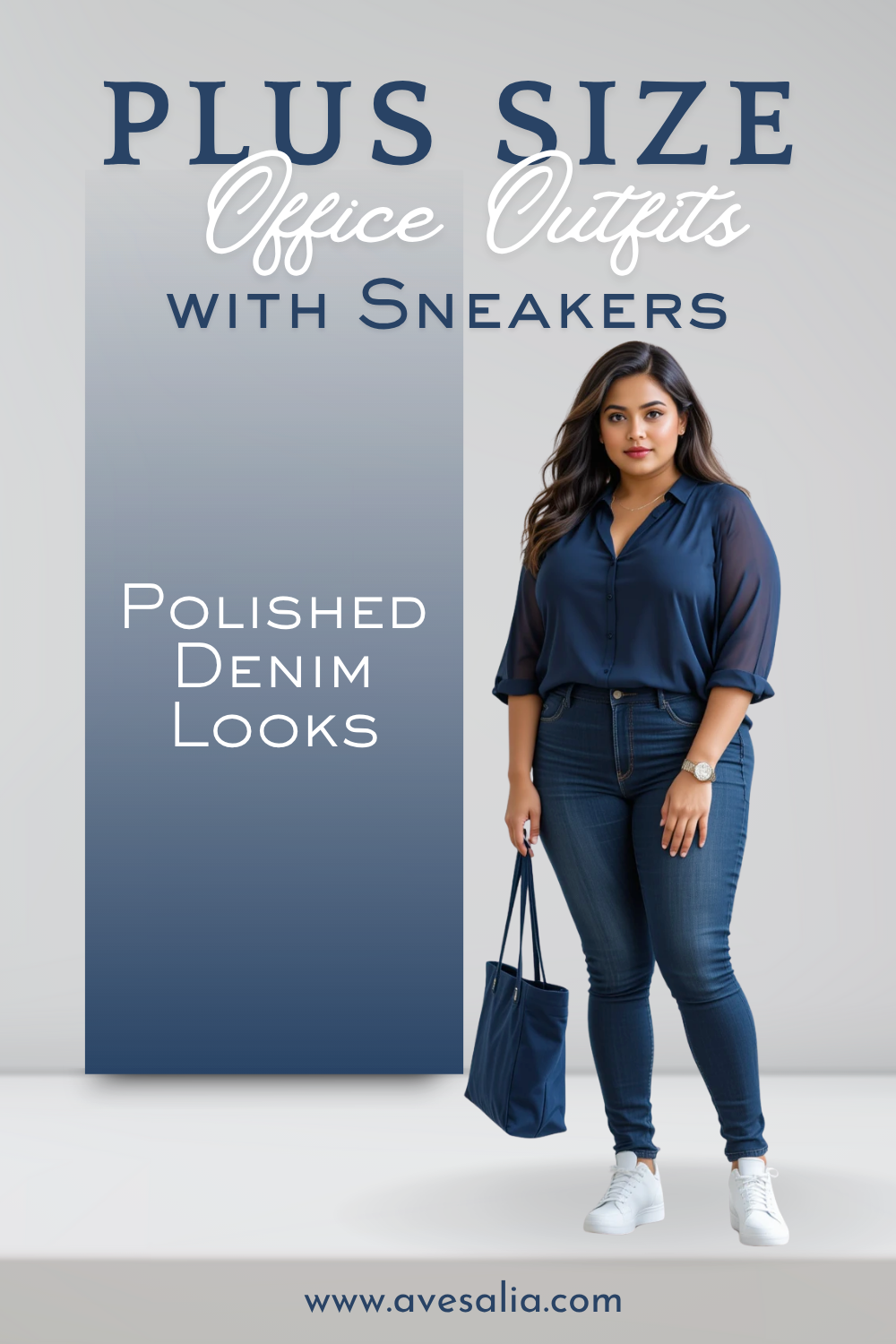 Office-Ready Plus-Size Outfits with Sneakers That Redefine Workwear Chic