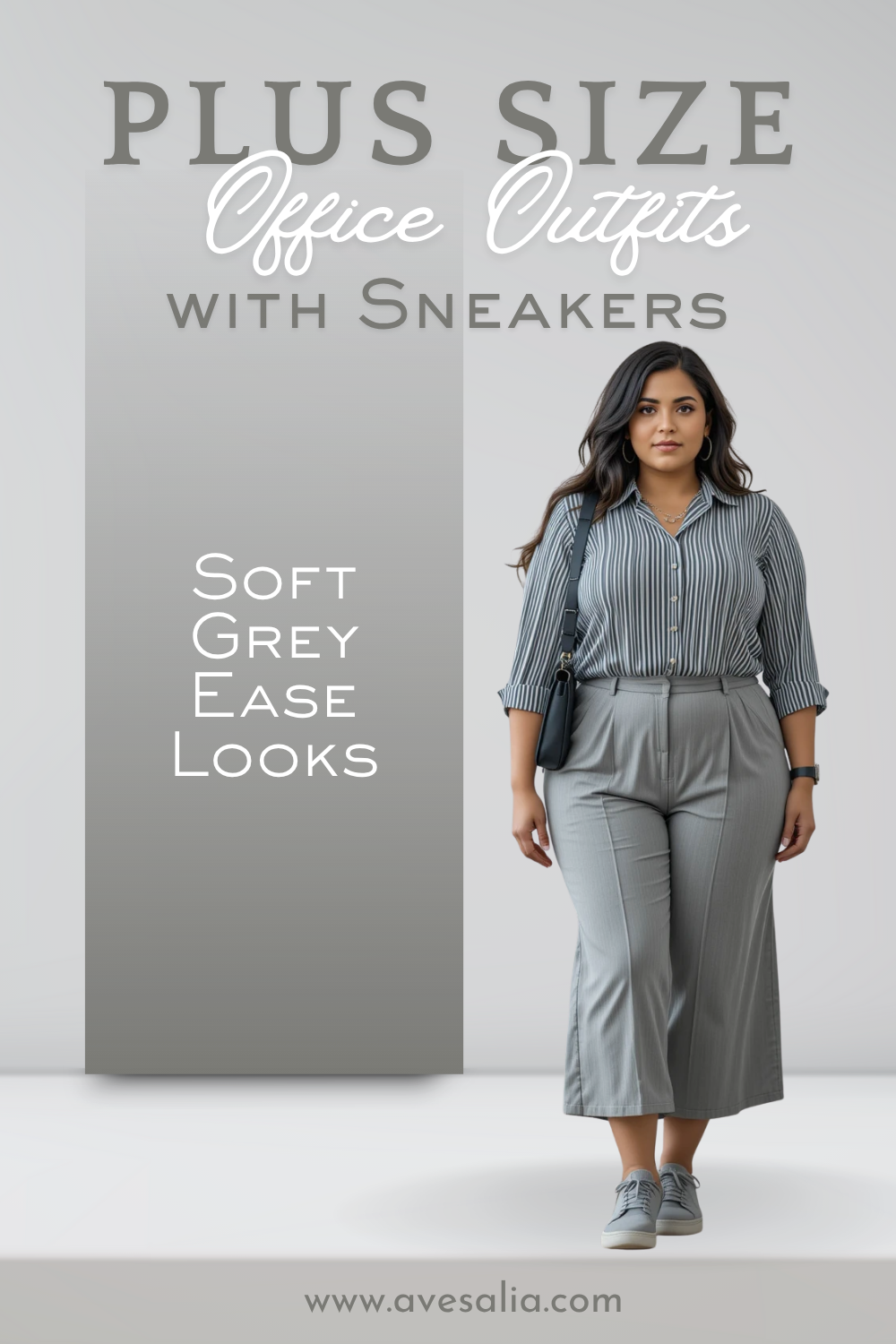 Office-Ready Plus-Size Outfits with Sneakers That Redefine Workwear Chic