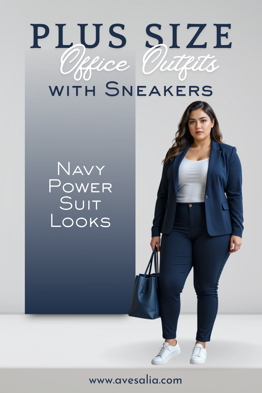 Office-Ready Plus-Size Outfits with Sneakers That Redefine Workwear Chic