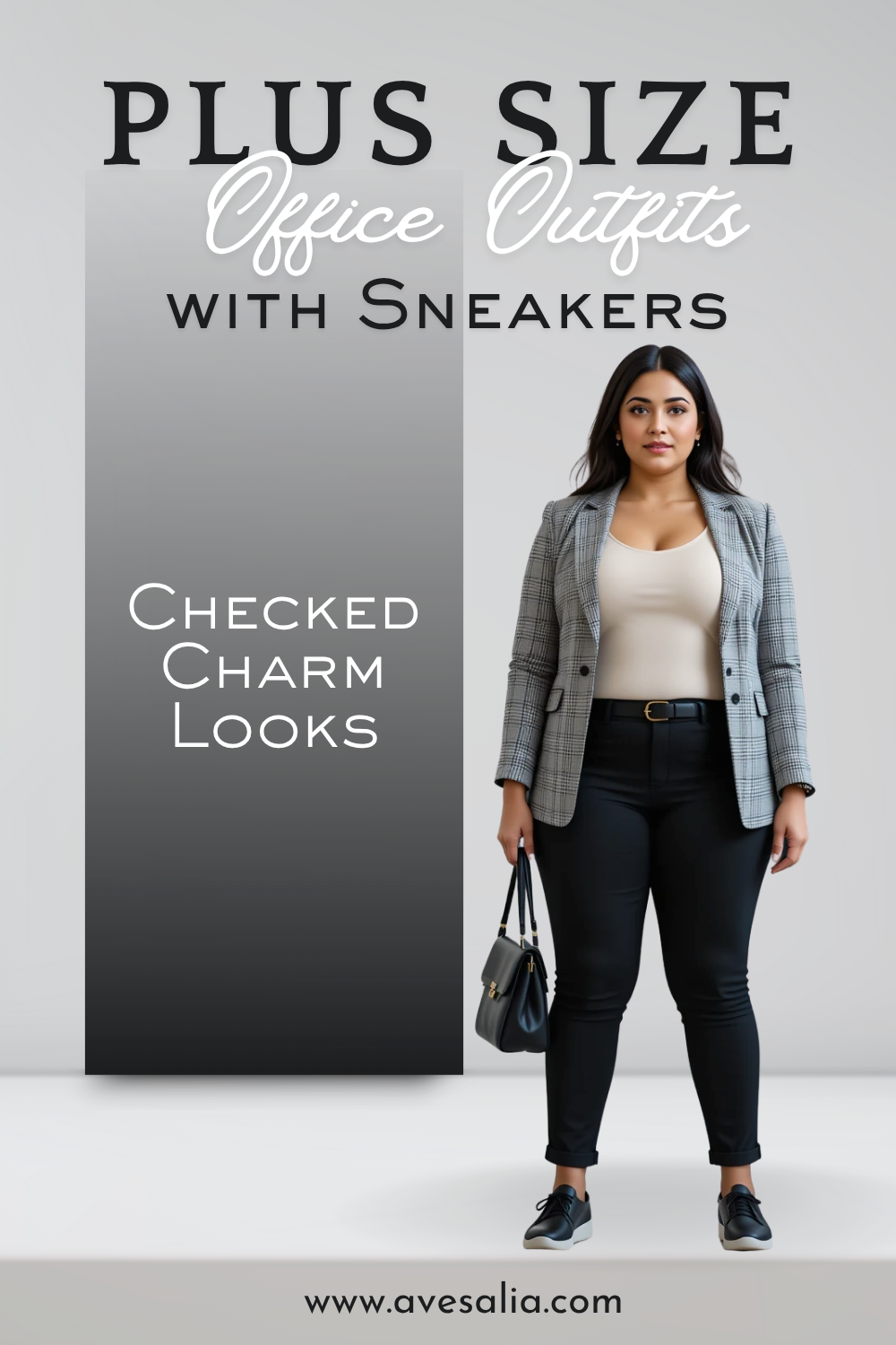 Office-Ready Plus-Size Outfits with Sneakers That Redefine Workwear Chic