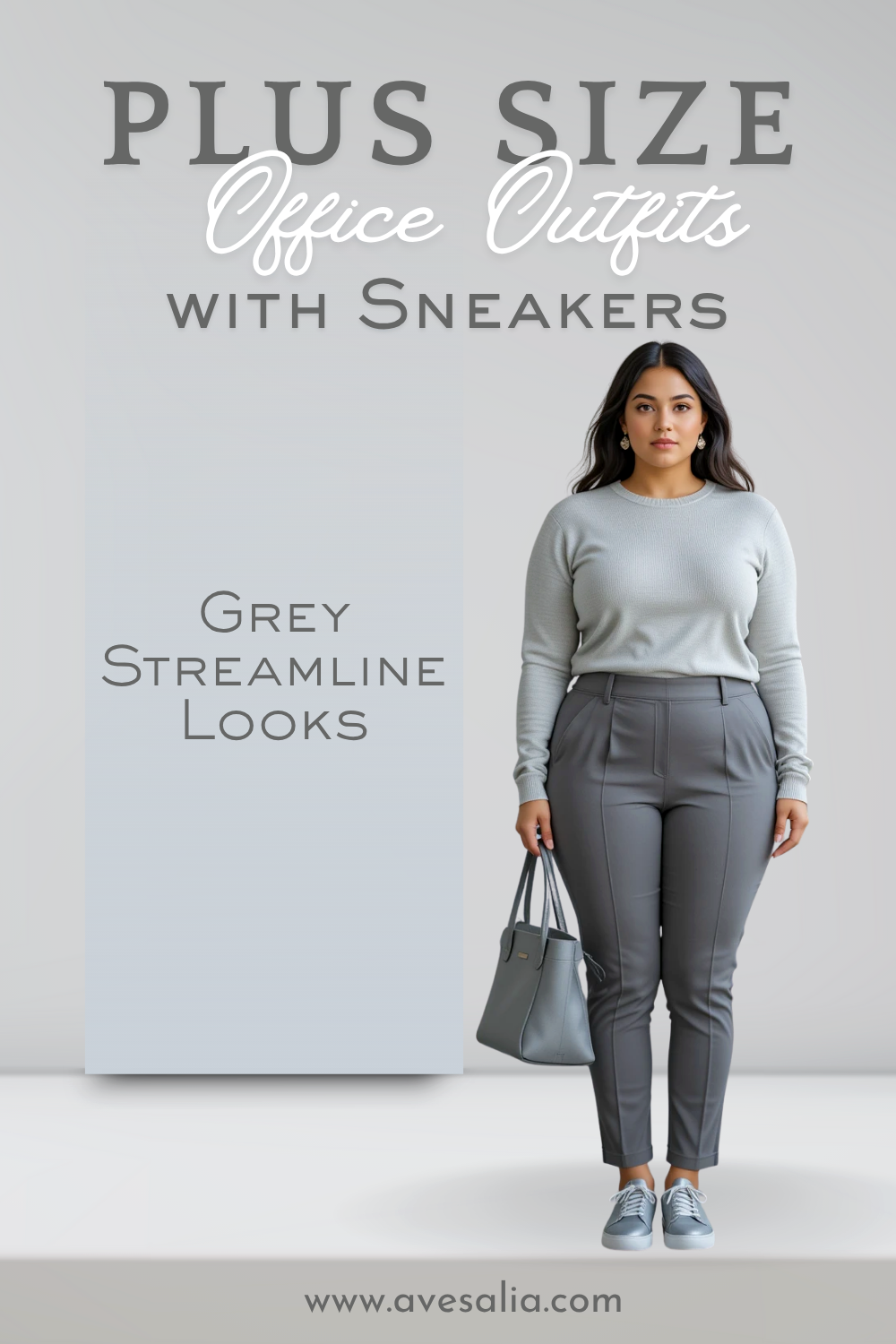 Office-Ready Plus-Size Outfits with Sneakers That Redefine Workwear Chic