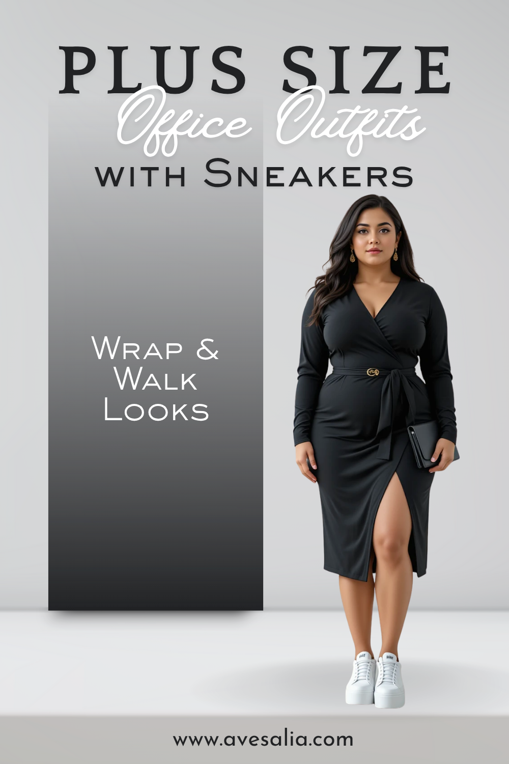 Office-Ready Plus-Size Outfits with Sneakers That Redefine Workwear Chic