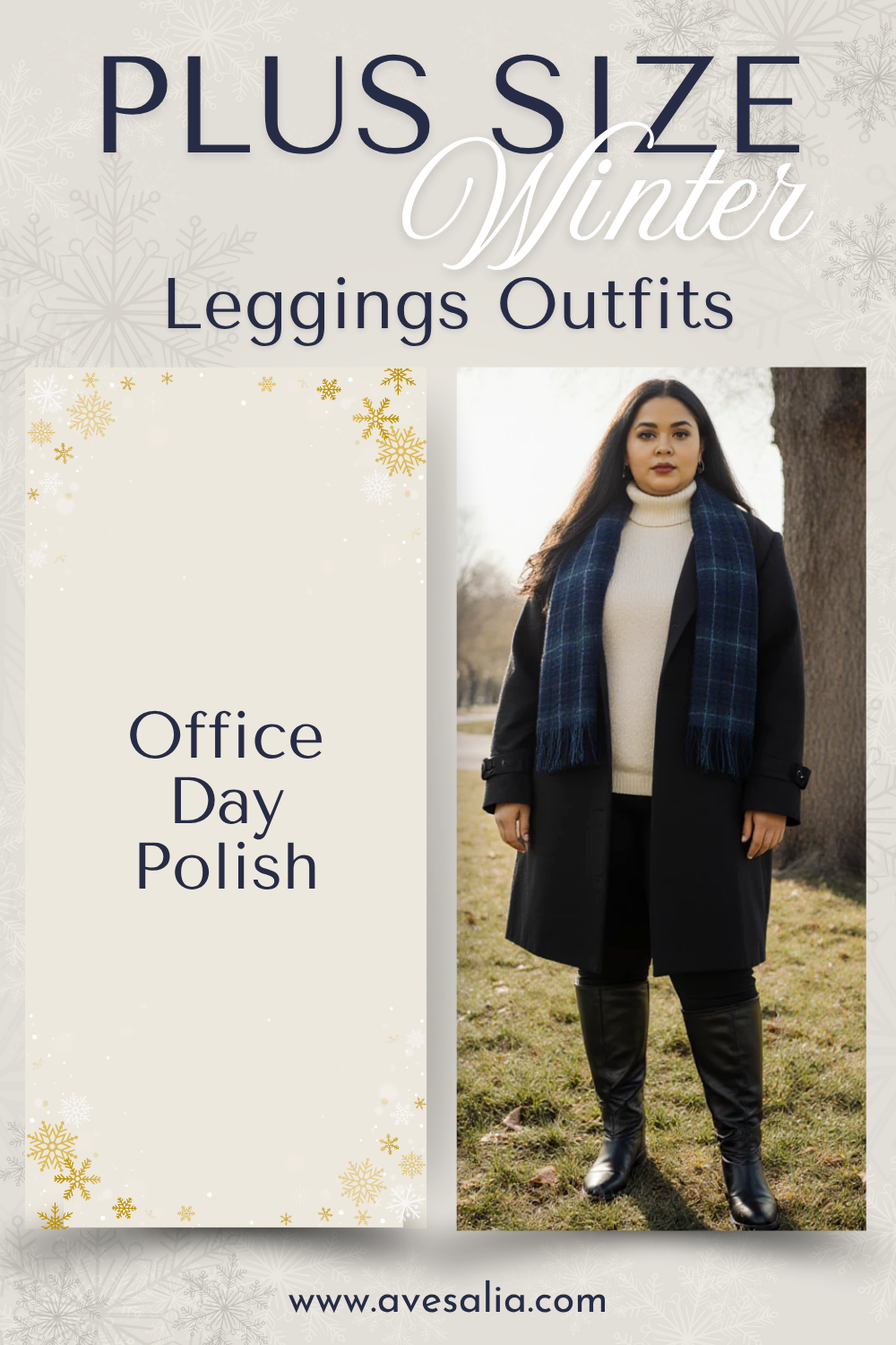 Plus Size Winter Leggings Outfits: Stylish Warm Ensembles from Casual to Chic