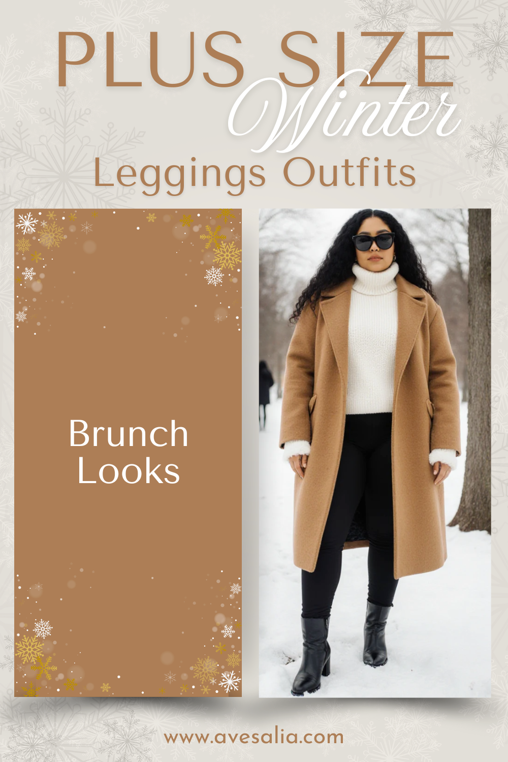 Plus Size Winter Leggings Outfits: Stylish Warm Ensembles from Casual to Chic