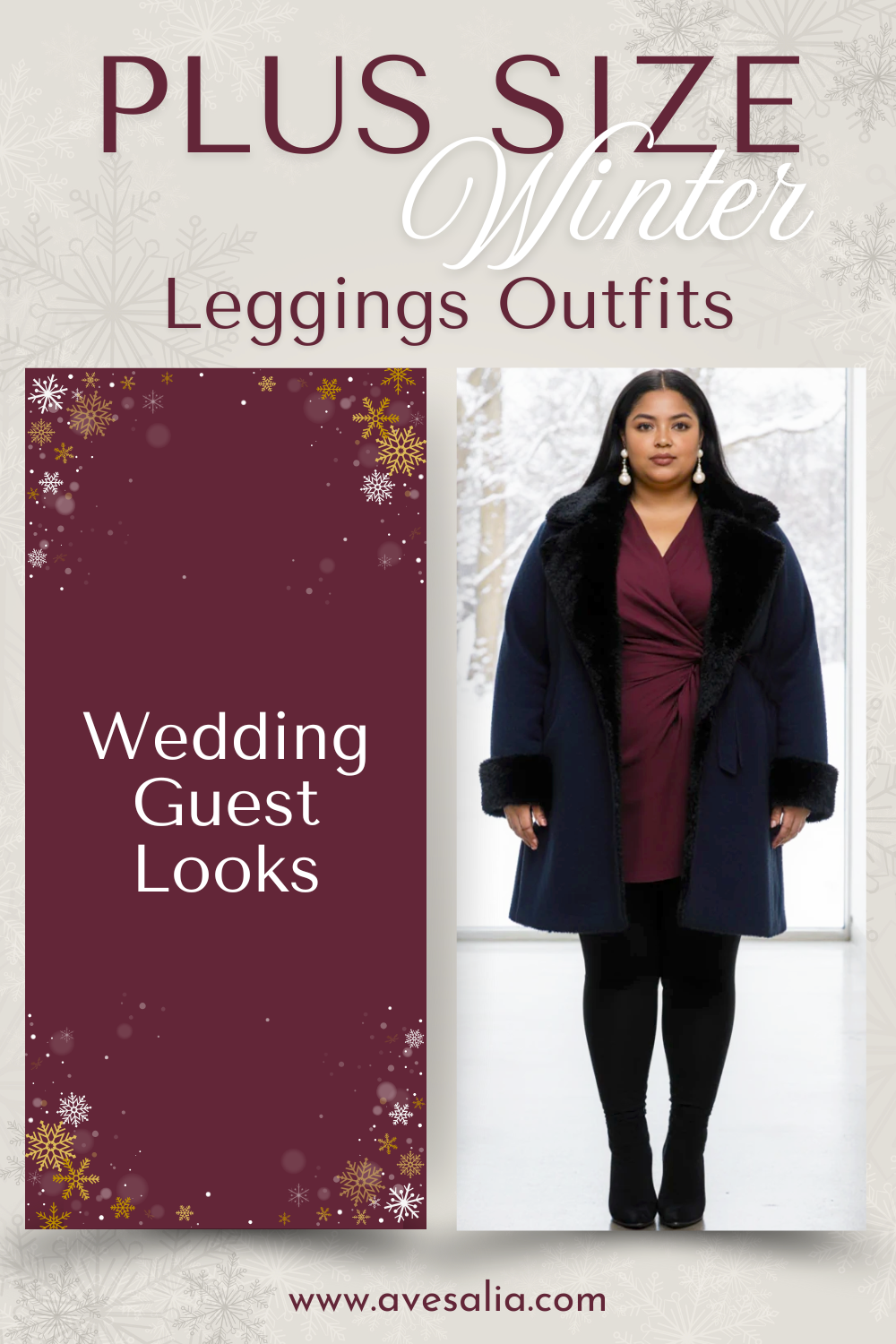 Plus Size Winter Leggings Outfits: Stylish Warm Ensembles from Casual to Chic