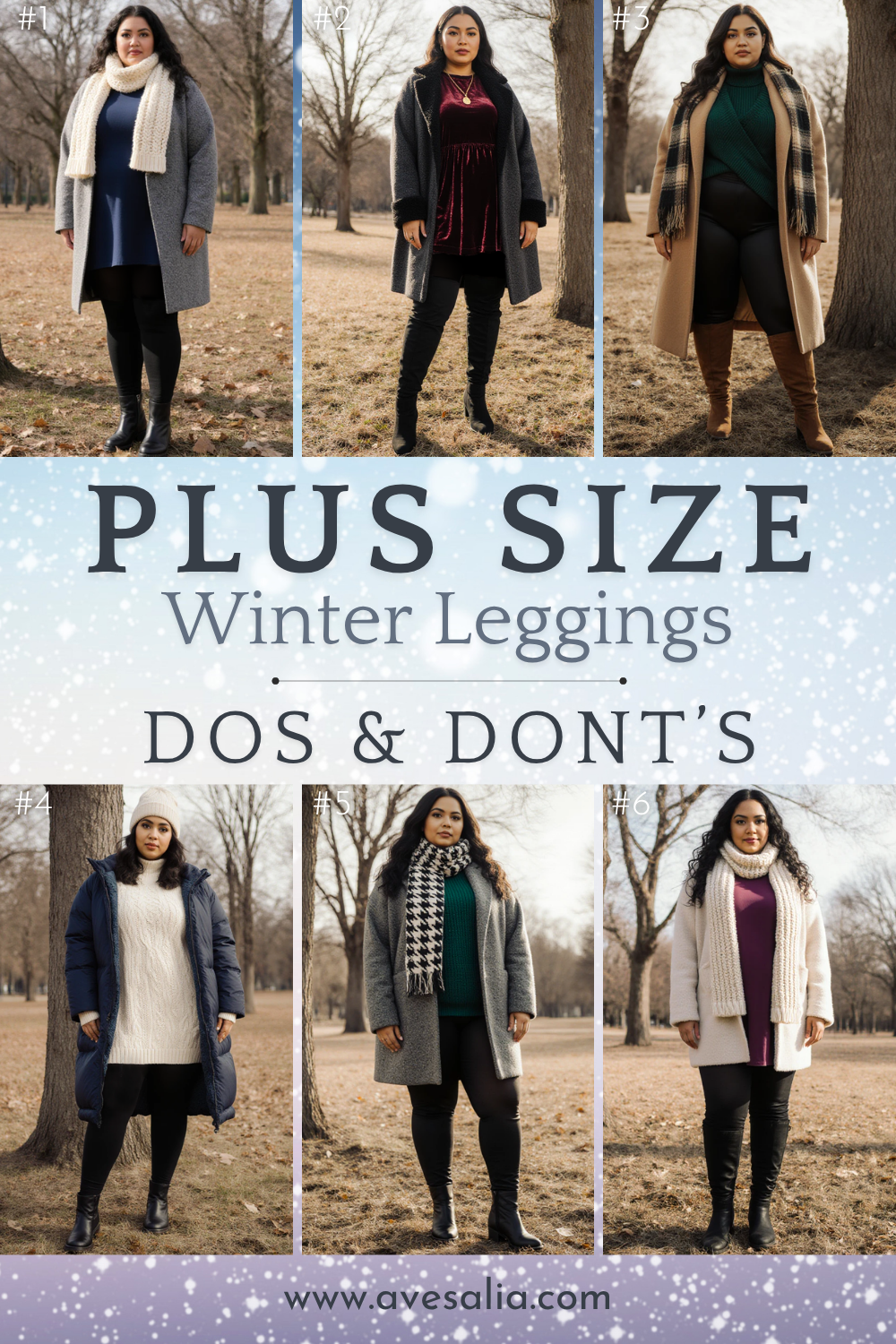 Plus Size Winter Leggings Outfits: Stylish Warm Ensembles from Casual to Chic