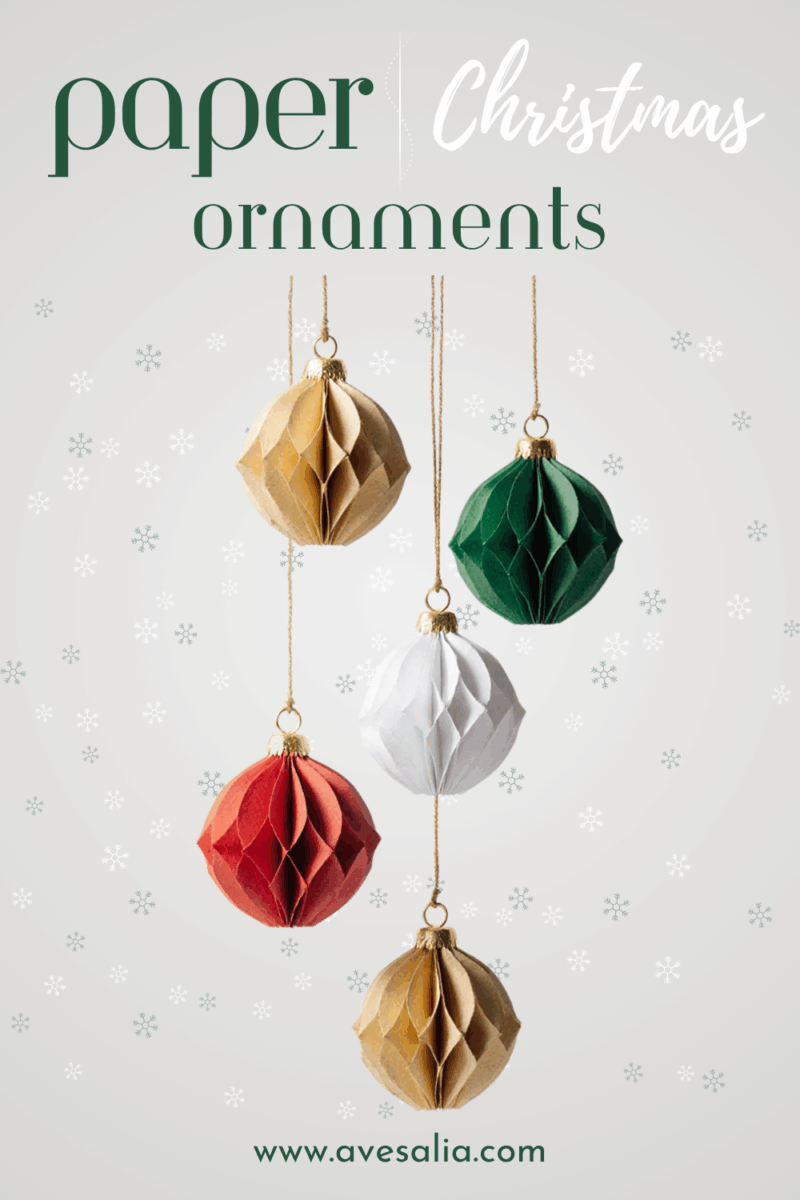 DIY Paper Christmas Ornaments: Easy Handmade Decorations for a Magical ...